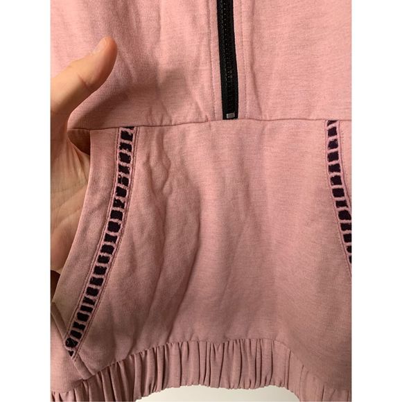 SmartWool 1/2 Zip Pullover Sweatshirt Merino Wool pink Women's size medium - Picture 7 of 10